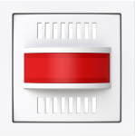 For Alarm Control Unit insert 1515 U-12.   For Busch-Alarm signal insert 1563 U-12.   For indication lamp insert 1564 U-1x. 2CKA001582A0443 | 4011395327944