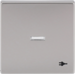 With "Plug" icon. As cover for flush-mounted switch 1g1w DP and 3pole with neon lens and marking "I O" As cover for flush-mounted 1gang 1way, 1gang 2way switch, intermediate switch, push-button and control switch 1gang 2way. 2CKA001751A3162 | 4011395 ...