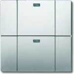 WaveLine Wall sensor 2 channel Wireless stainless steel - Pure Stainless Steel 2CKA006730A0042 | 4011395134313