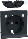Schneider Electric Merten System M MEG2334-0414 in color active white is a central plate for socket outlet with 1 gang. The socket outlet pole configuration is 2P. And it is used for CEE 7 standard. Designed with a shutter, this central plate is dedi ...