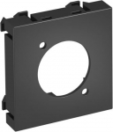 Multimedia Adapteris, XLR pievienojuma rozete 45x45mm, PC, pelēkmelna, 7021 6105237 | 4012195900177