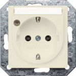 DELTA i-system electrical white SCHUKO socket outlet 10/16 A 250 V With screwless Connection terminals Status indicator, Labeling field cover plate 55 x 55 mm DELTA switches and socket outlets � design and quality to perfection from Siemens. Due to i ...