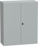 Spacial S3D 2 plain door w/o mount.plate. H1200xW1000xD400 IP55 IK10 RAL7035.. range of product: Spacial S3D - device application: multi-purpose - product or component type: compact enclosure - enclosure nominal height: 1200 mm - enclosure nominal wi ...