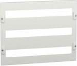 Front plate, PrismaSeT P and G, for Modular devices of 3 rows, 8M, W600/W650, white, RAL 9003 LVS03223 | 3606481872784