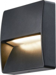 Outdoor wall light DOWNUNDER OUT, square, 4.3W, 3000/4000K, IP65, black 1002869 | 4024163230650