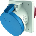 63A4P 9H230V panel mounted receptacle TA  with frame terminal and X-Contact 1150A | 4015394007777