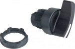 Black selector switch head &Oslash;22 2-position stay put. range of product: Harmony XB5 - device short name: ZB5 - mounting diameter: 22 mm - operator additional information: non padlockable - operator position information: 2 positions 90&deg;. ZB5AJ2 | 338911 ...