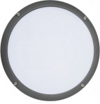 Luminaire Eta B LED1x1300 D057 T840 Al. IP65, opal PC diffuser &Oslash;360x130 dark grey 1020430 | 01020430
