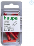 Butt connector insulated 0.5-1.0, red, 10 pieces 260350/10 | 4011923581930