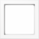 1-gang intermediate frame, 55x55mm, white, LS LS961Z5WW | 4011377985018