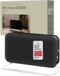Convection heater 2000W 5-20m&sup2;, black SG2000LED BLACK | 7090019822017