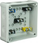 VP-052-53 Puszka n/t 118x118x46 IP55 8-wl z osł. z zac. popiel 61.164 | 5901769015043