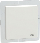 Rocker, IP44, glossy, polar white, Merten System M 432019 | 4042811034009