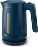 Philips | Kettle | HD9411/70 3000 series | Electric | 2200 W | 1.7 L | Plastic | 360&deg; rotational base | Blue HD9411/70 | 8720389037276