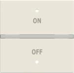 Color: White.   Rocker cover with On/Off symbol for KNX sensor/actuator.   Suitable for codes: RB/U 1.1.   Size: 2 modules. 2CLA222150N1101 | 8427238242507