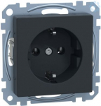 Schneider Electric Merten System M socket outlet MEG2401-0414 is a mechanism with central plate in color anthracite. This socket outlet belongs to M-Arc, M-Elegance, M-Plan, M-Plan glass, M-Smart, M-Star, System M aesthetic group. The outlet pole con ...