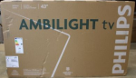 SALE OUT. Philips 43PUS8450/12 43" (108cm) 4K QLED Ambilight TV | Philips 4K QLED Ambilight TV | 43PUS8450/12 | 43 | Smart TV | TITAN OS | UHD | Black | DAMAGED PACKAGING 43PUS8450/12SO | 2000001424537