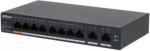 Switch DAHUA CS4010-8GT-60 Switch type Managed Switch layer L2 Form factor Desktop/Wall-Mounting 10xRJ-45 ports RJ-45 Ports Type Gigabit Ethernet (10/100/1000) Power over Ethernet (PoE) Yes 8xPower over Ethernet (PoE) ports quantity Total Power over  ...