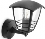 Wall light Creek black 1x60W 230V up 60W IP44 915002789502 | 8718291443469