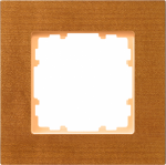1-fold frame, cherry tree wood color, 90x90mm, MIRO 5TG1101-1 | 4001869335049