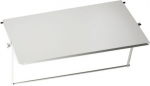Folding support tray, 800mm enclosure, 30 kg load. range of product: Spacial SDX - accessory / separate part type: folding support tray - device application: door accessories - mounting location: door cross rail, on door reinforcement frame - mountin ...