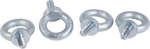 Set of 4 Spacial SF M12 lifting eyebolt, galvanized cast steel. range of product: Spacial SF - accessory / separate part type: lifting eyebolt - device application: multi-purpose - mounting location: enclosure top - mounting support: directly in the  ...