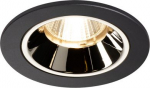 NUMINOS&reg; DL S, Indoor LED recessed ceiling light black/white 2700K 40&deg; including leaf springs 1003774 | 4024163239240