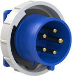 CEE-flanged plug 75x75 straight 32A 5p 9h IP67 6252-9 | 9003399833151