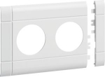 Frontplate 2-gang socket outlet for BRH 100 stackable halogen freetraffic white GB100209016 | 4012740993128