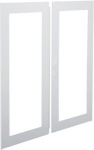 Doors,univers,right and left,transparent,RAL 9010,for enclosure IP44,1100x1050mm FZ164N | 3250612777273