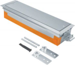 endcap for flush floor trunking with trough dry care nw 400 level range 70-110mm BKWE400090 | 4012002237823