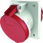 63A4P 6H400V panel mounted receptacle TA IP 44  with frame terminal and X-Contact 1151A | 4015394007791