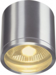 ROX CEILING OUT, QPAR111, outdoor ceiling light, brushed aluminium, max. 50W, IP44 1000332 | 4024163180771