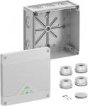 Junction box Abox 160-L 182x182x90mm with lid 81640001 | 4013902660391