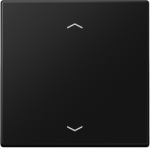 Standard centre plate with arrow symbols, for blinds, matt black, LB LS1700PSWM | 4011377187962