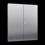 AX Compact enclosure, WHD: 800x1000x300 mm, stainless steel 1.4301, with mounting plate, single-door, with two cam locks 1016000 | 4028177815025