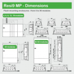 Hollow partition mounting kit Mini Pragma MIP99047 | 3606480168062