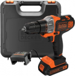 BLACK & DECKER Cordless Multievo Drill Driver 18V 1.5 Ah Lithium MT218K-QW | 5035048494967