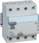TX3 Residual Current Circuit Breaker (RCCB) 4P 63A 30mA AC 403010 | 3245064030106