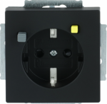 FI-Schukomat SCHUKO&reg; socket insert Safety Shutter black matt - Platform 63 2CKA003116A0671 | 4011395229873