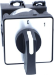 Cam switch, Harmony K, multifixing, plastic, 3 poles, 2 positions, 45&deg;, 12A, 45x45mm, metallic lege K1C003ALH | 3389110079357