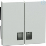 Schneider Electric Merten System M rocker with indicator 438525 is in color active white for double switch or button. This rocker with indicator belongs to M-Arc, M-Elegance, M-Plan, M-Plan glass, M-Smart, M-Star, System M aesthetic group. The device ...