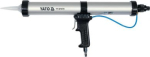 Pneumatic grease gun, 600ml, 1MPa, 380mm, aluminium YT-67470 | 5906083089282
