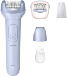 Philips Epilator | BRE711/00 Series 8000 | Operating time (max) 60 min | Number of power levels 2 | Wet & Dry | Blue BRE711/00 | 8720689042185