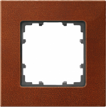 1-fold frame, maple red tree wood color, 90x90mm, MIRO 5TG1101-2 | 4001869335001