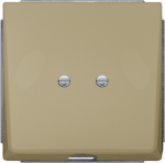 Outlet plate, 68x68mm, malt gold, DELTA style 5TG1335-0MG | 4047624273461