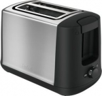 TEFAL | Toaster | TT340830 | Number of slots 2 | Housing material Stainless steel | Stainless Steel/Black TT340830 | 3045385783909