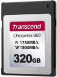 MEMORY COMPACT FLASH 320GB/CFE TS320GCFE860 TRANSCEND TS320GCFE860 | 760557865711