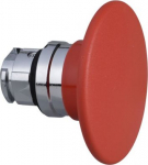 Head for non illuminated pushbutton, Harmony XB4, mushroom 60mm, metal, red, 22mm, spring return ZB4BR4 | 3389110888508