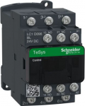 Contactor, TeSys Deca, 3P(3NO), AC-3/AC-3e, <=440V, 9A, 24V DC low consumption coil, lugs-ring termi LC1D096BL | 3389110808551